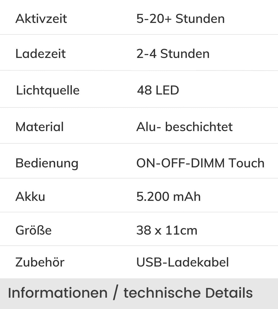 Neuheiten - kabellose Lampe Set Angebot