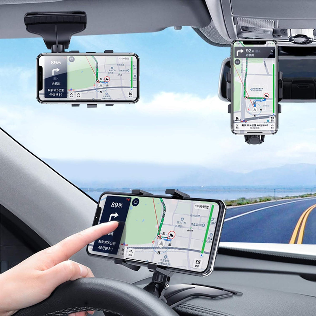 Neuheiten | 360 Grad drehbarer Auto Armaturenbrett Handyhalter