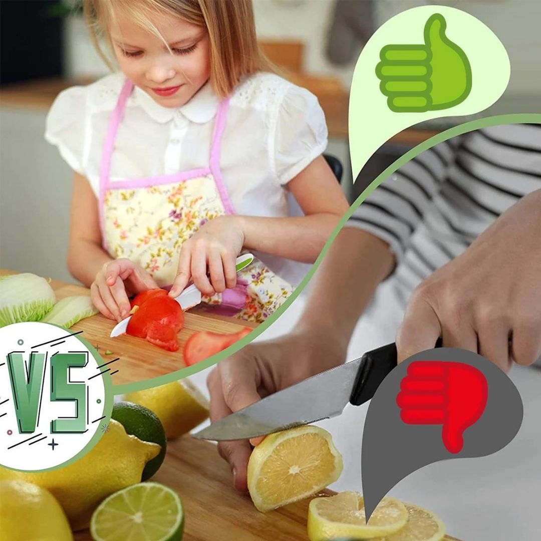 Kindersicheres Bio-Küchenset nach Montessori inkl. 2x GRATIS Kinder-Schneidebrett