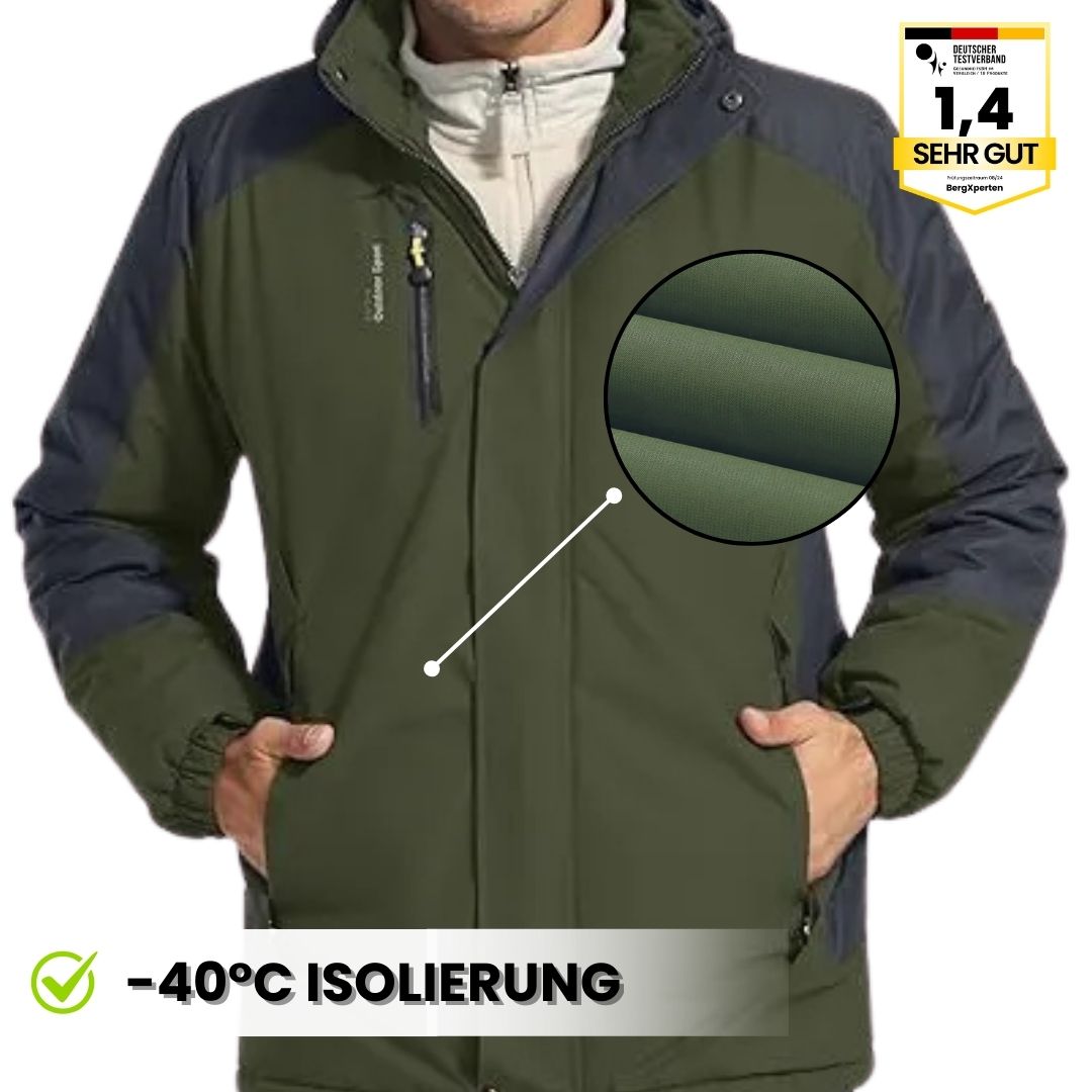 Hochwertige Herren-Outdoorjacke mit Kapuze