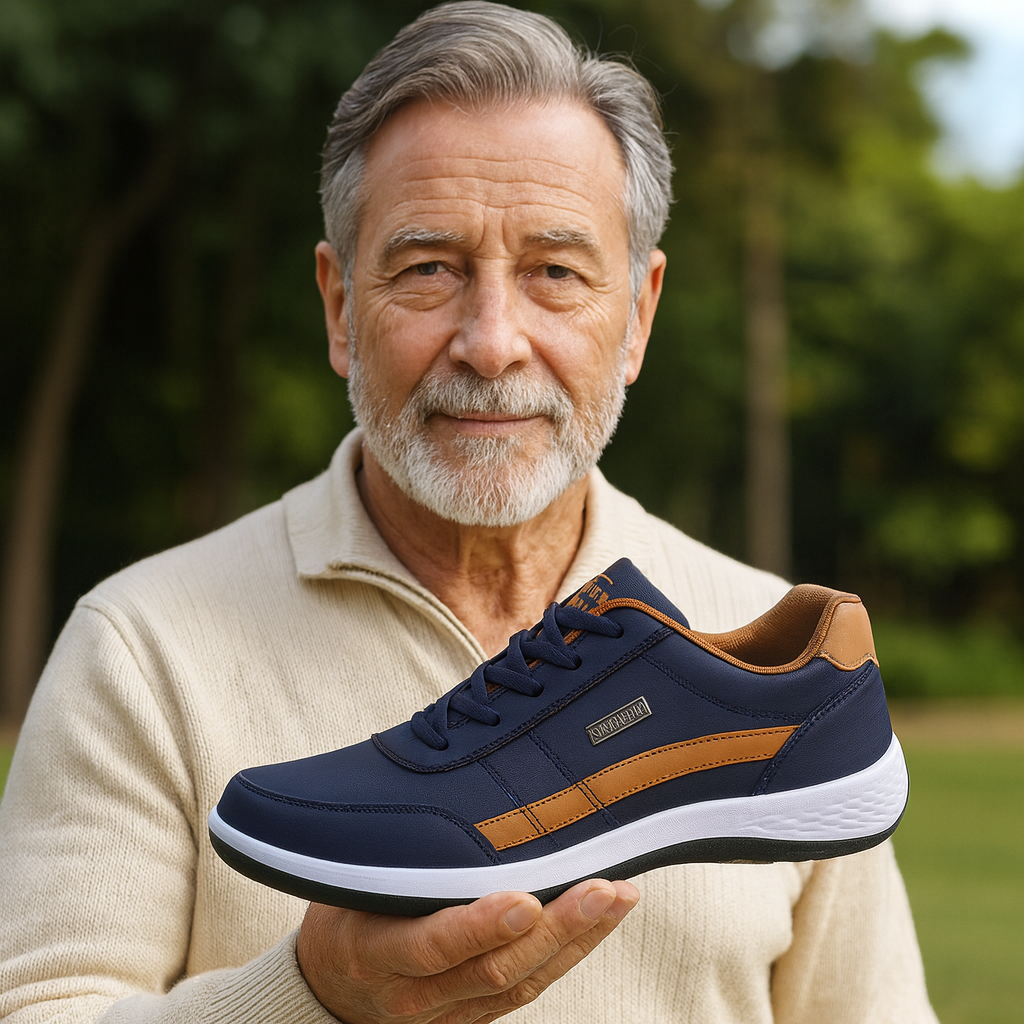 OrthoX - ergonomische schmerzlindernde Komfortschuhe für sicheres, gelenkschonendes Gehen für Senioren