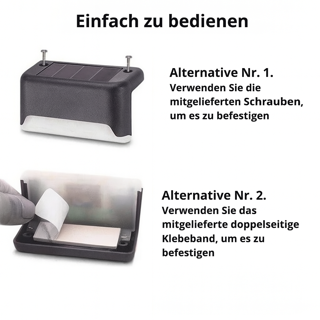 Neuheiten - Solarbetriebene Außenleuchte