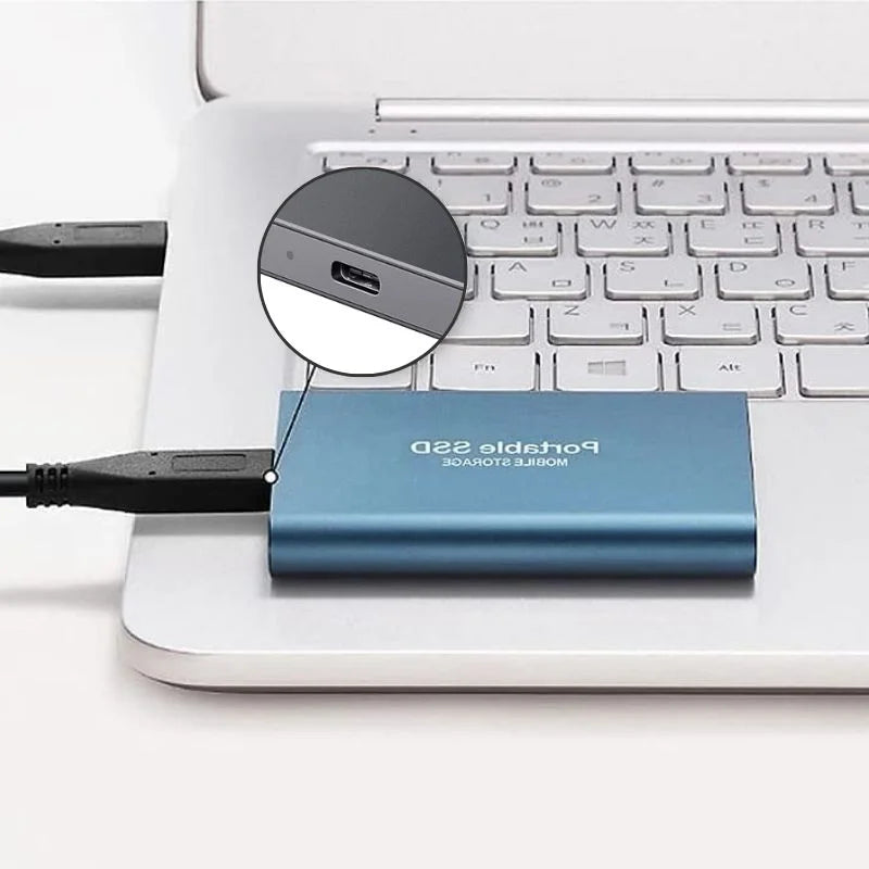 Externe Speicher | Ultraschnelle USB Datenübertragung | Plug and Play Backup Laufwerk | UltraSpeed