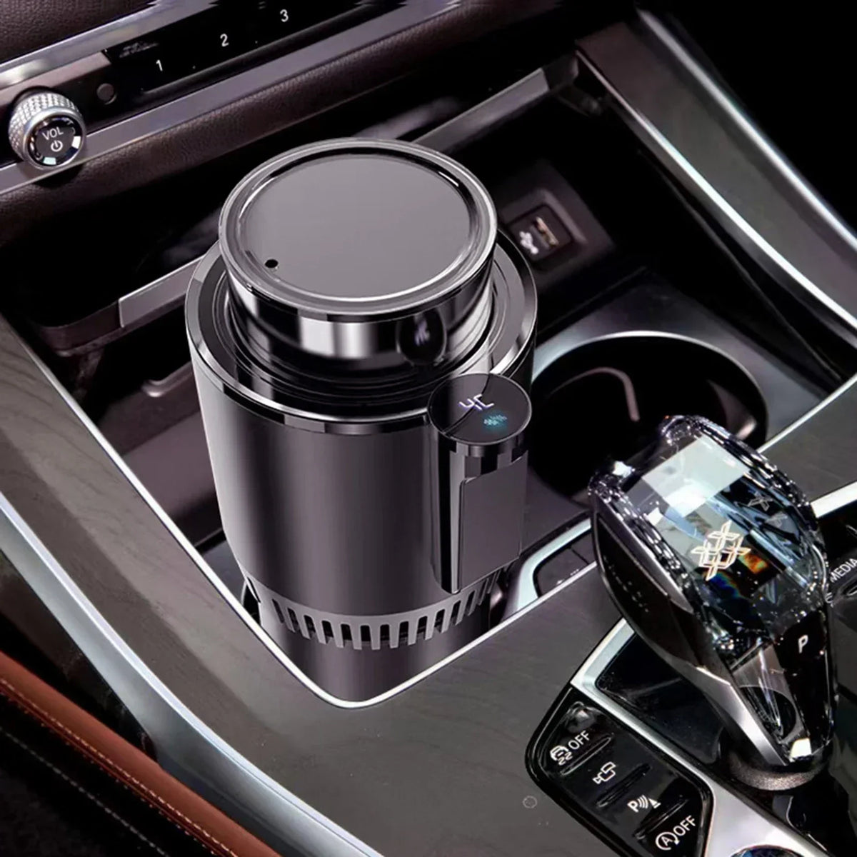 Neuheiten | 2 in 1 Smart Auto Heizungs Kühlbecherhalter