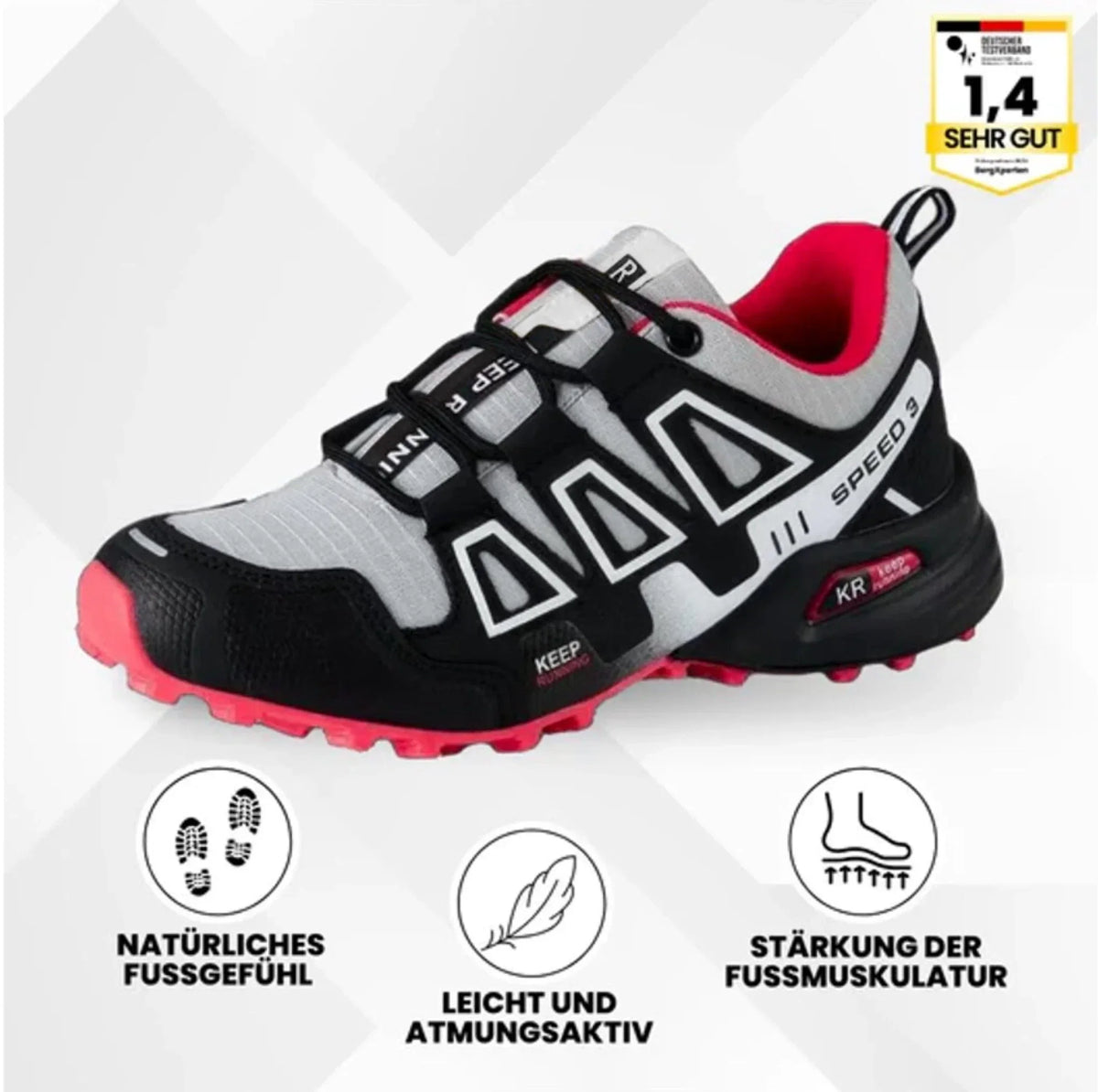 OrthoTrekking – Ergonomische & Gesunde Trekking u.-Wanderschuhe für besseren Schlaf