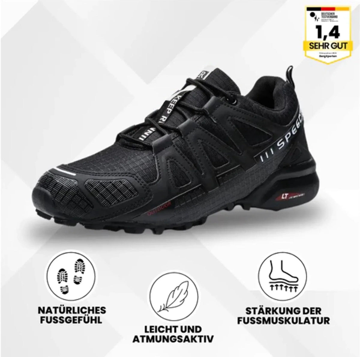 OrthoTrekking – Ergonomische & Gesunde Trekking u.-Wanderschuhe für besseren Schlaf