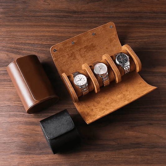 Leder-Uhrenetui - Stilvoller Organizer für Zeitmesser