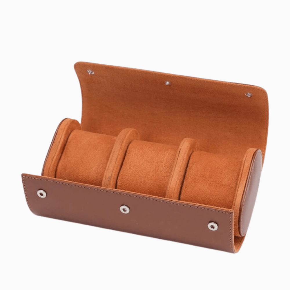 Leder-Uhrenetui - Stilvoller Organizer für Zeitmesser