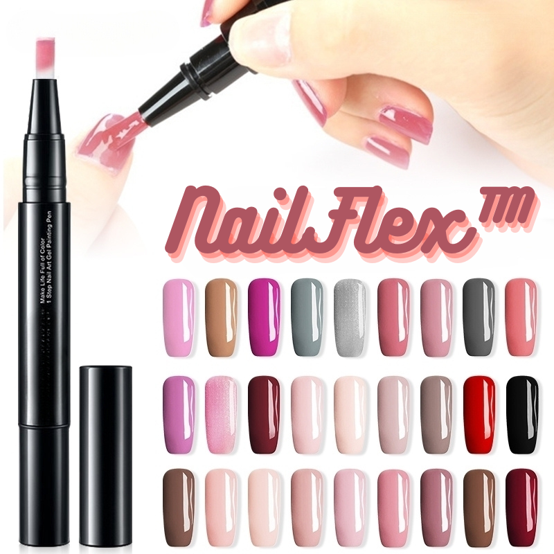 Nagelgel | Präzise Nail Art mit Gel Farbe | Schnell trocknend und langhaltend | NailFlex