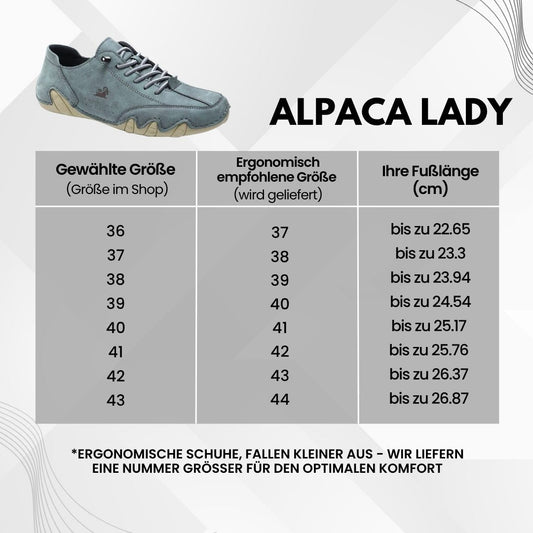 Alpaca Lady Barfußschuh