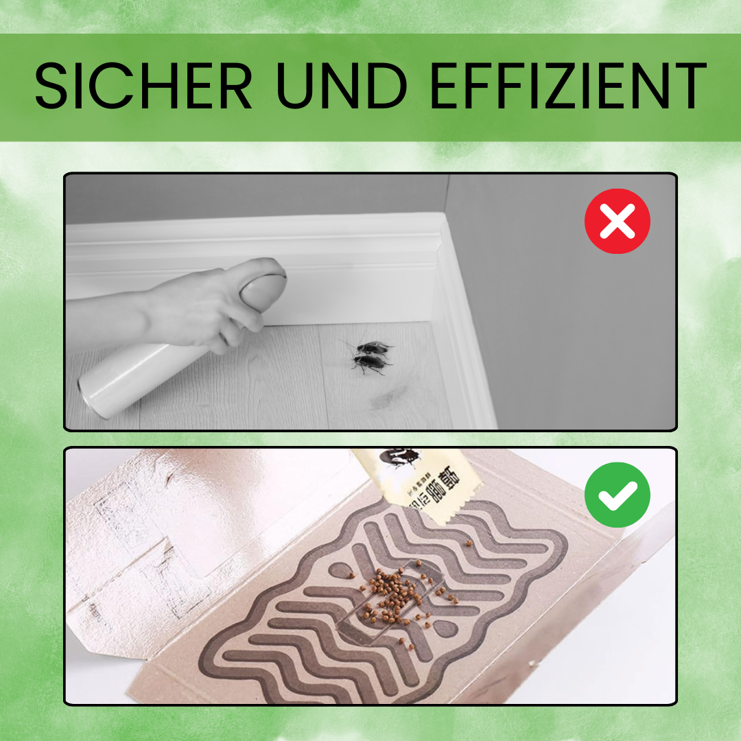 10er Set Kakerlaken-Stopper - Fangen Sie lästige Schaben ohne Gifte