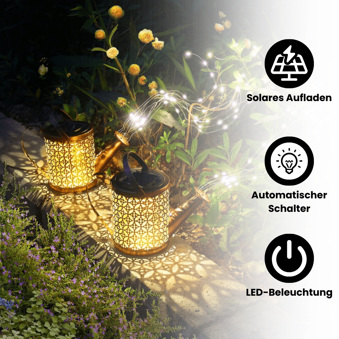 Handgemachte magische Solar-Gießkanne