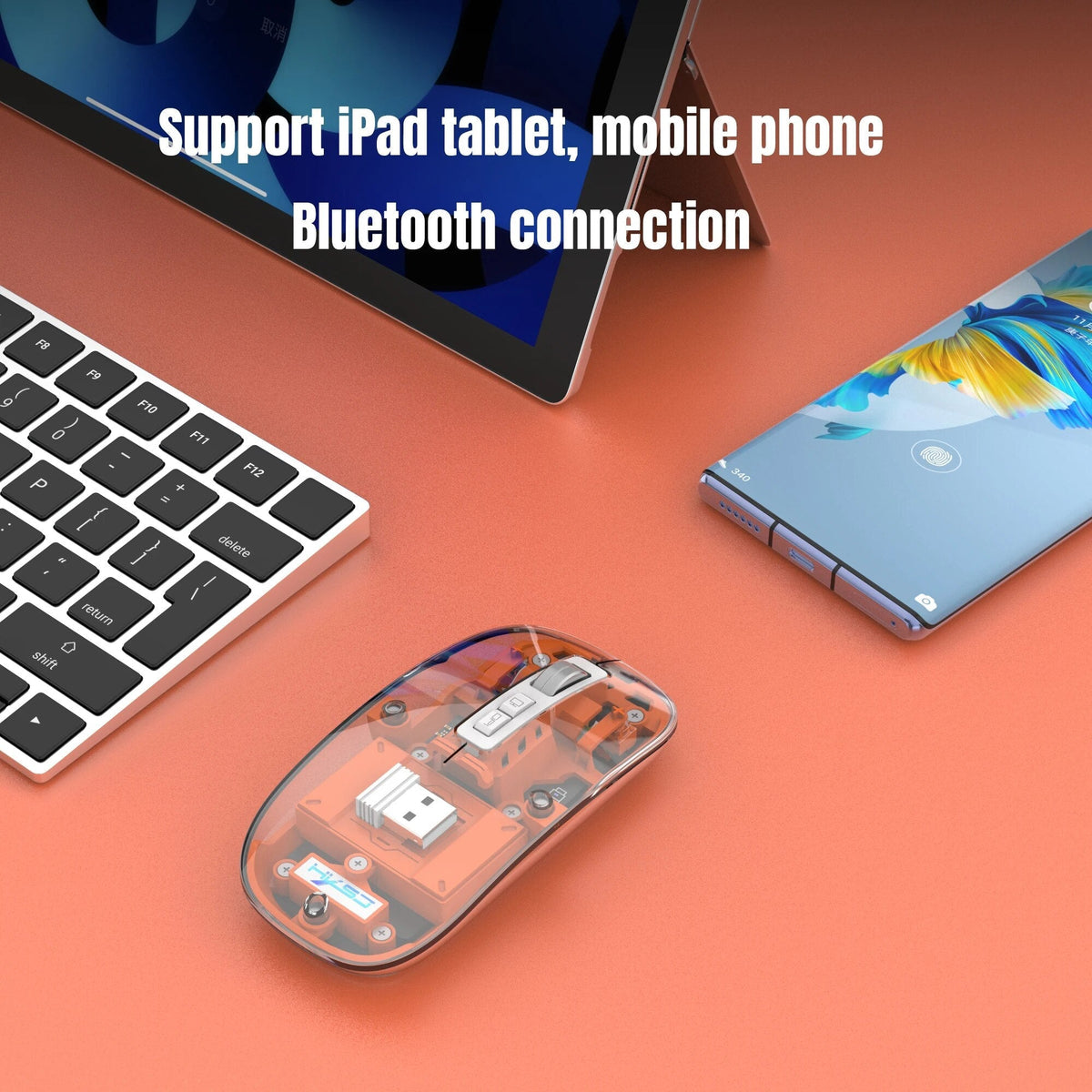 Neuheiten | Transparente kabellose Bluetooth-Maus