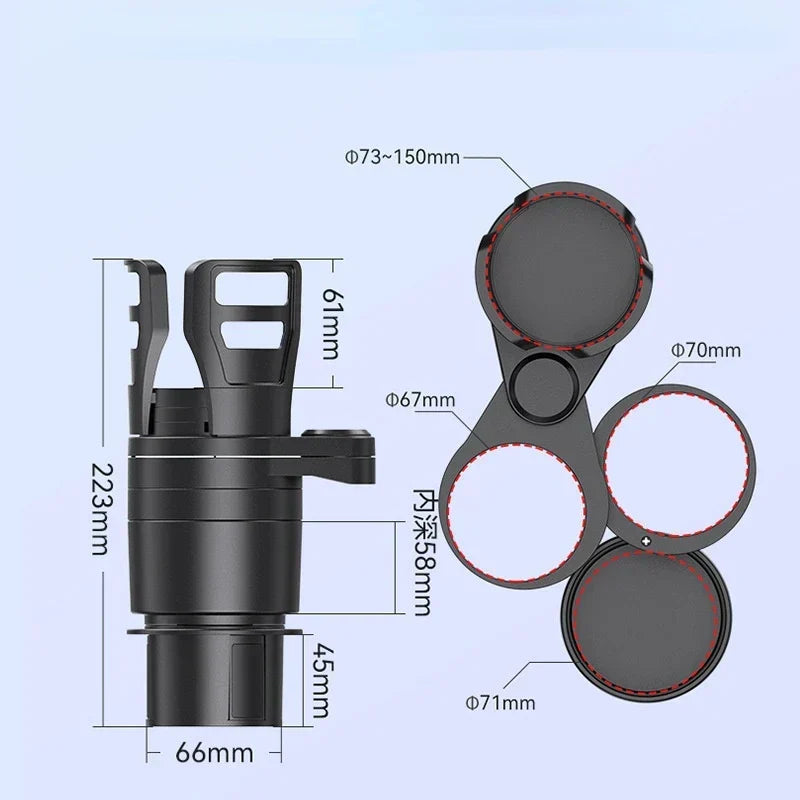 Neuheiten | 4 In 1 verstellbarer Auto Becherhalter
