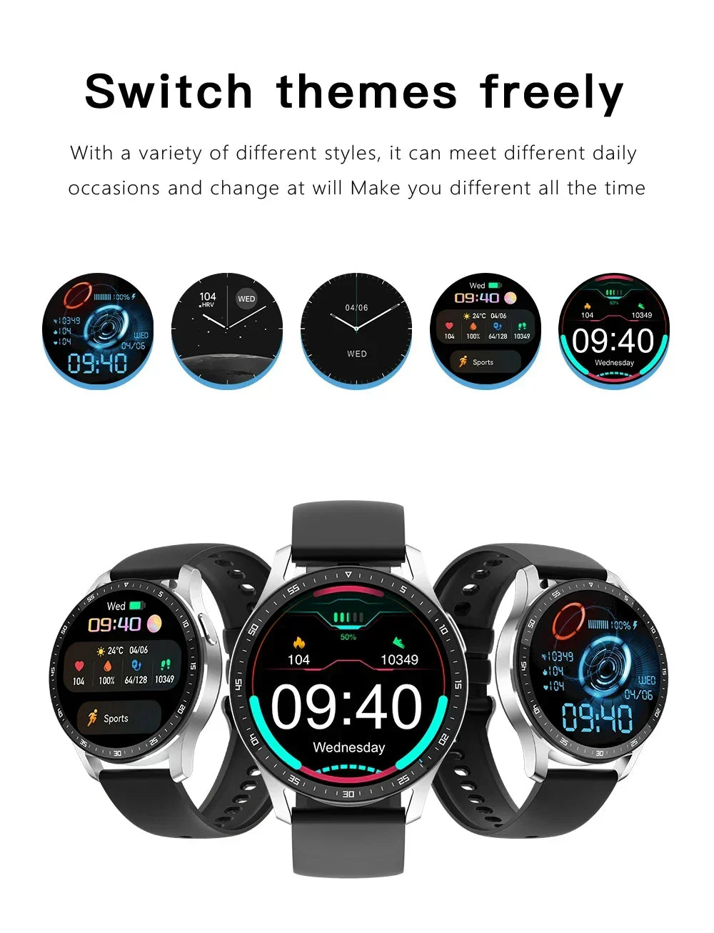 Neuheiten | Zwei in Eins Smartwatch mit Bluetooth-Ohrhörern