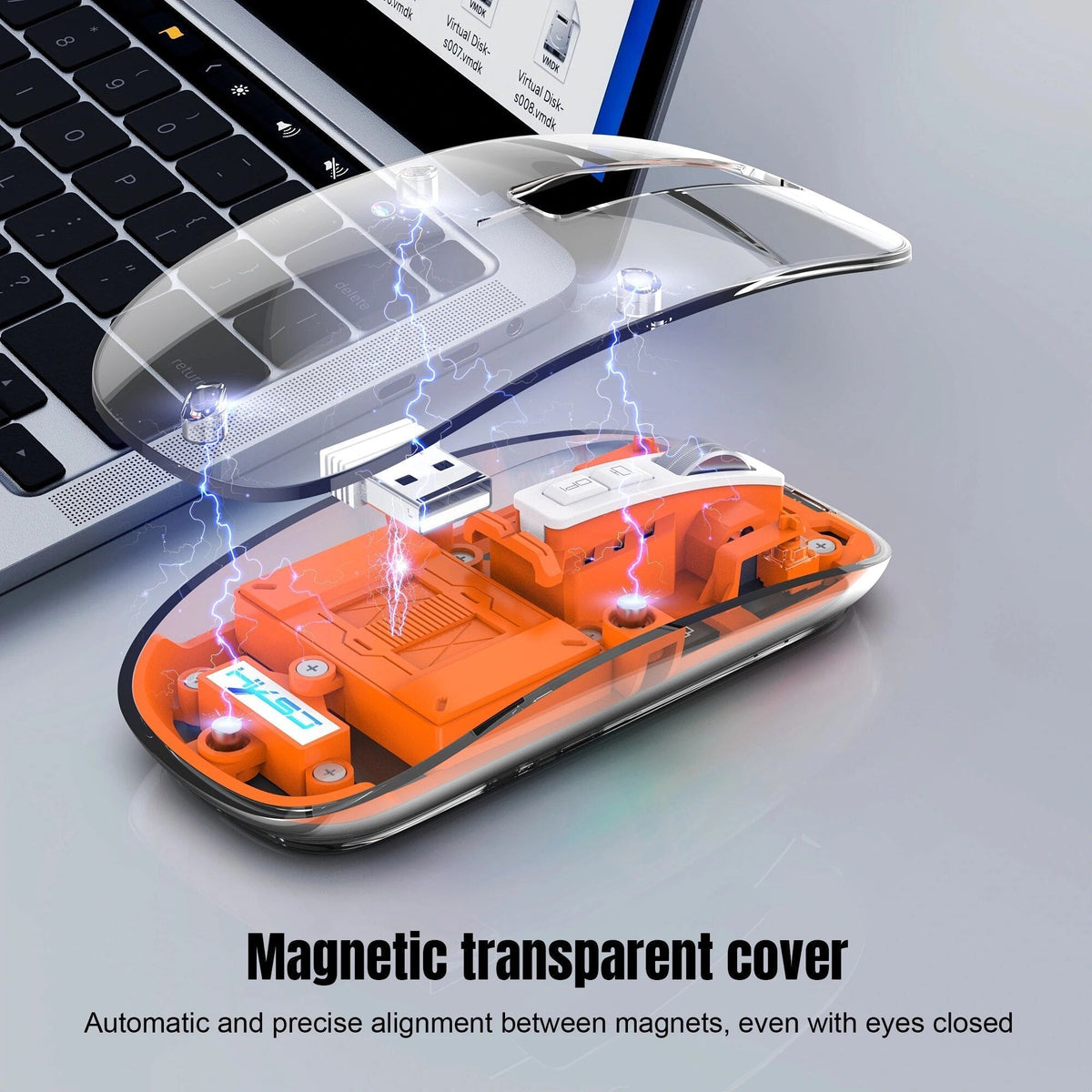 Neuheiten | Transparente kabellose Bluetooth-Maus