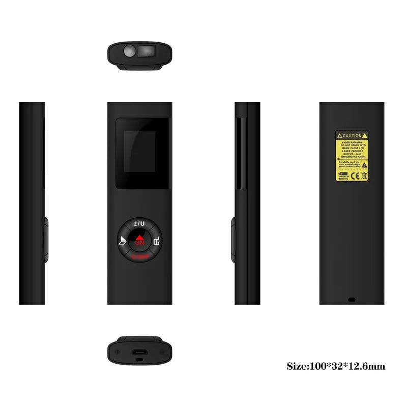 Neuheiten | USB-wiederaufladbarer Mini-Laser-Reichweitenfinder