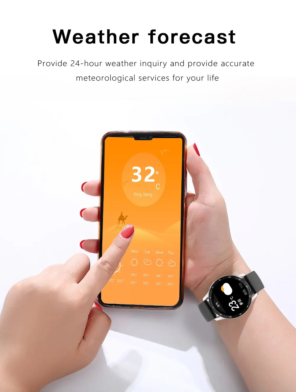 Neuheiten | Zwei in Eins Smartwatch mit Bluetooth-Ohrhörern