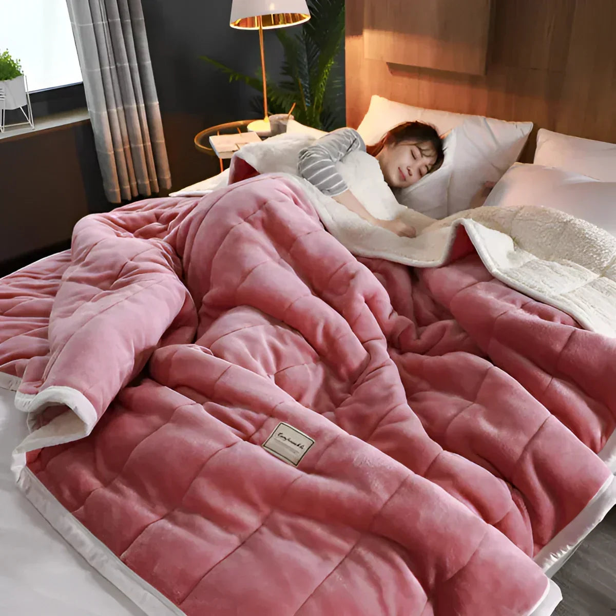 Sherpa Fleece Bettbezug für Gewichtsdecke – Kuschelig, warm und stilvoll