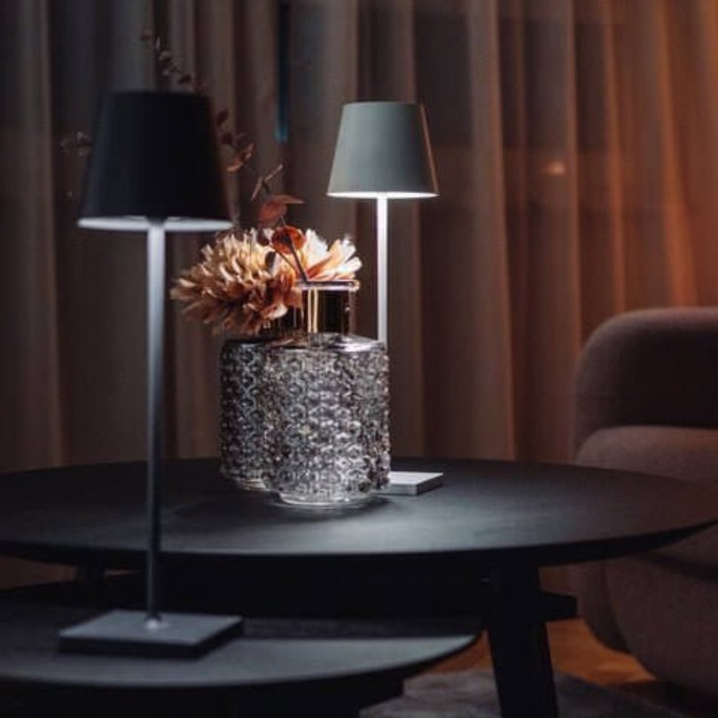 LumiFlex – LED-Tischlampe kabellos dimmbar & wiederaufladbar – Zuhause & Büro