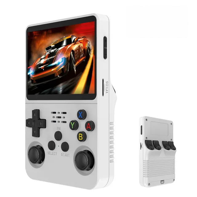 Pixora – Retro Handheld Spielkonsole 64GB, 3,5" IPS – für unterwegs