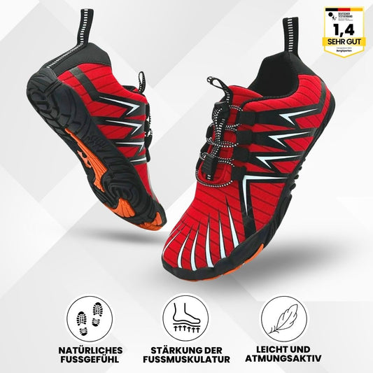 AeroX Pro - ergonomischer schmerzlindernder Barfußschuh für sicheres, gelenkschonendes Gehen für Senioren