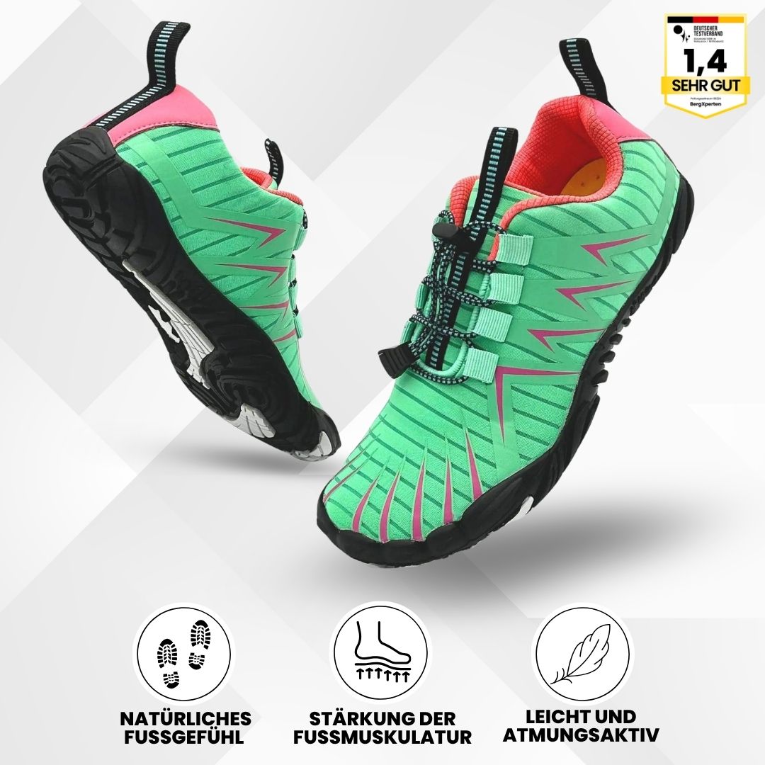 AeroX Pro - ergonomischer schmerzlindernder Barfußschuh für sicheres, gelenkschonendes Gehen für Senioren