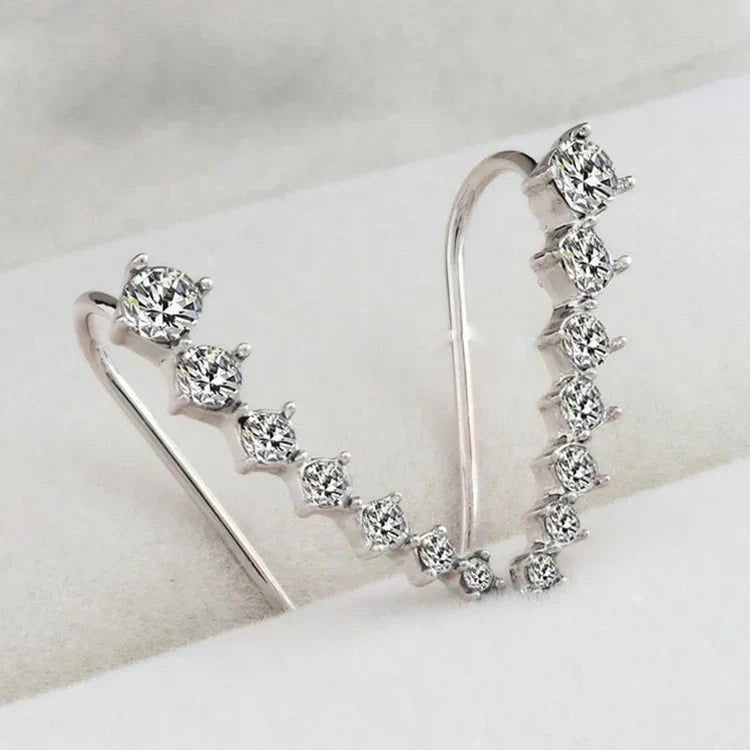 Seven-Star Diamond Stud Earrings