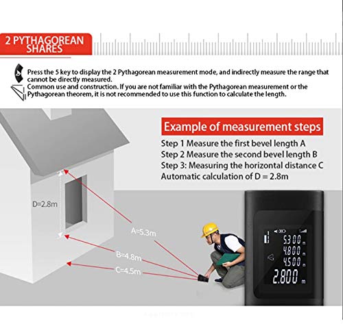 Neuheiten | USB-wiederaufladbarer Mini-Laser-Reichweitenfinder
